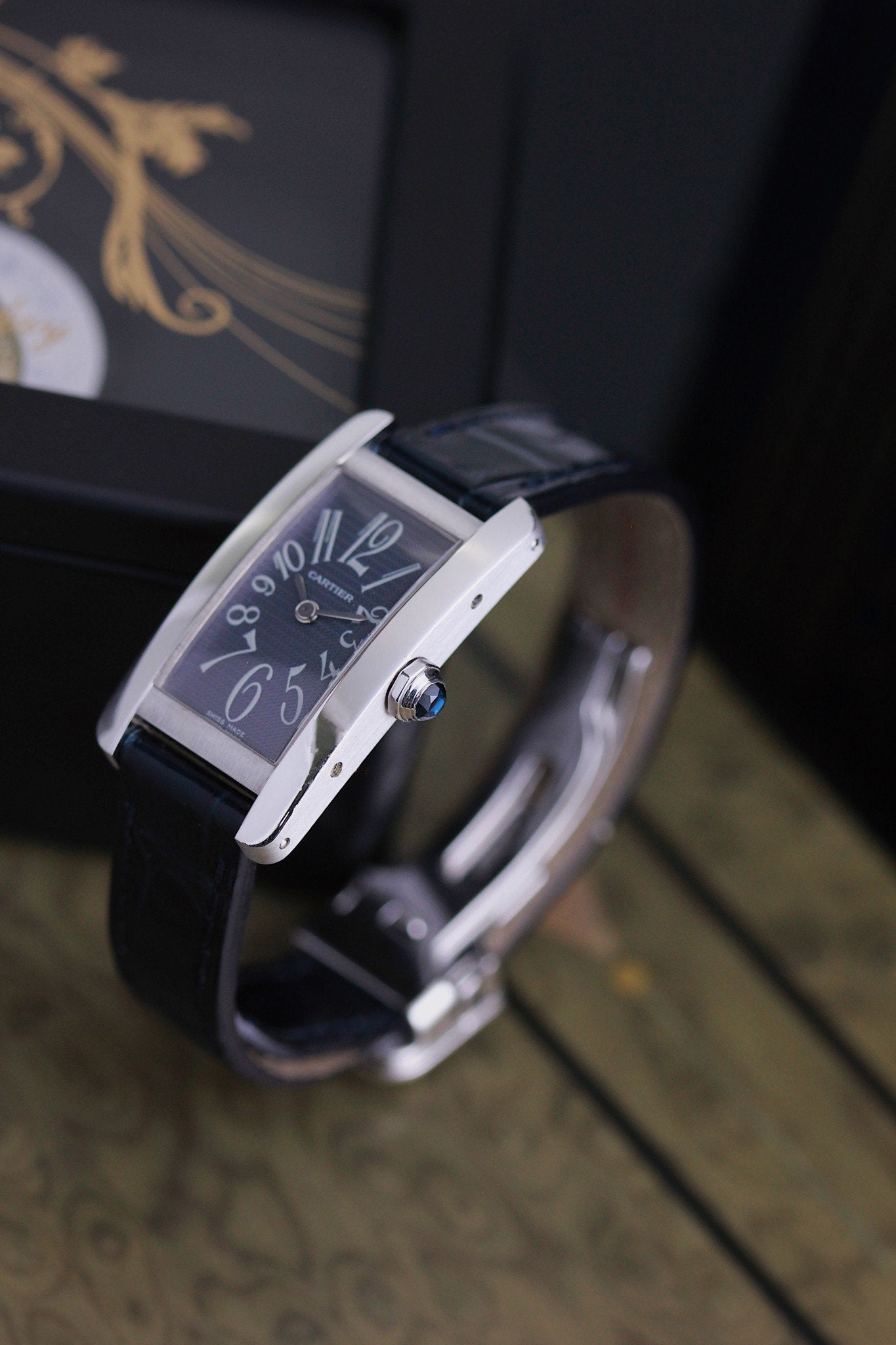 Cartier Tank Américaine 1713 Arabic Dial