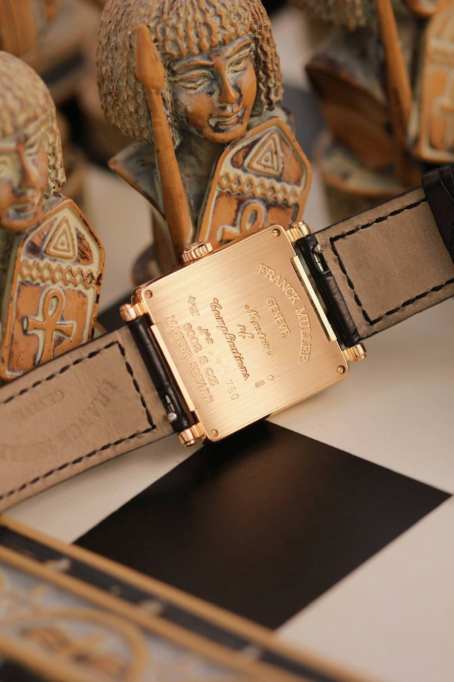 Franck Muller Master Square 6002S QZ: Art Deco Elegance in 18K Rose Gold