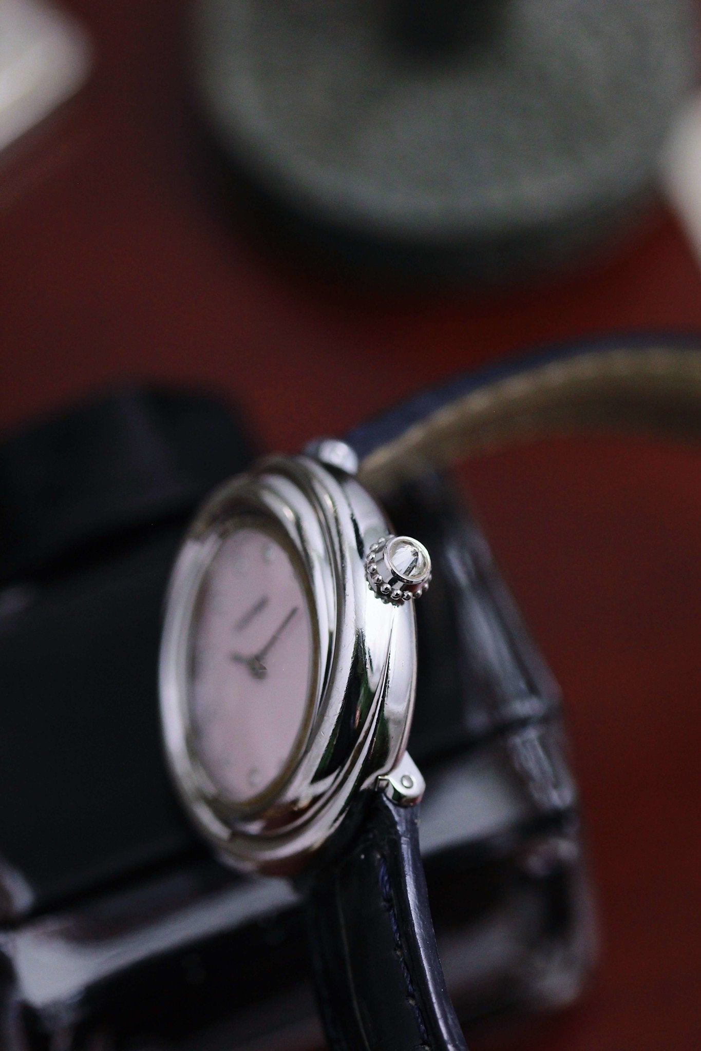 Must de Cartier Trinity Ref 2444 18K White Gold Diamond