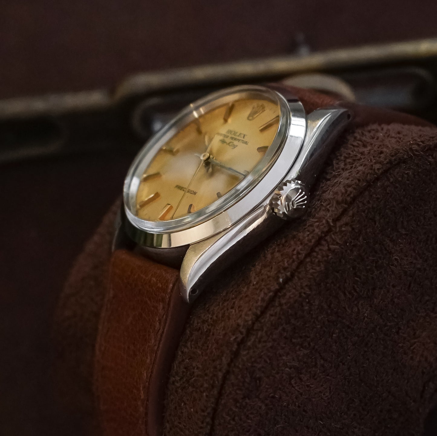 Rolex Air-King Ref 5500, Gold Champagne Dial