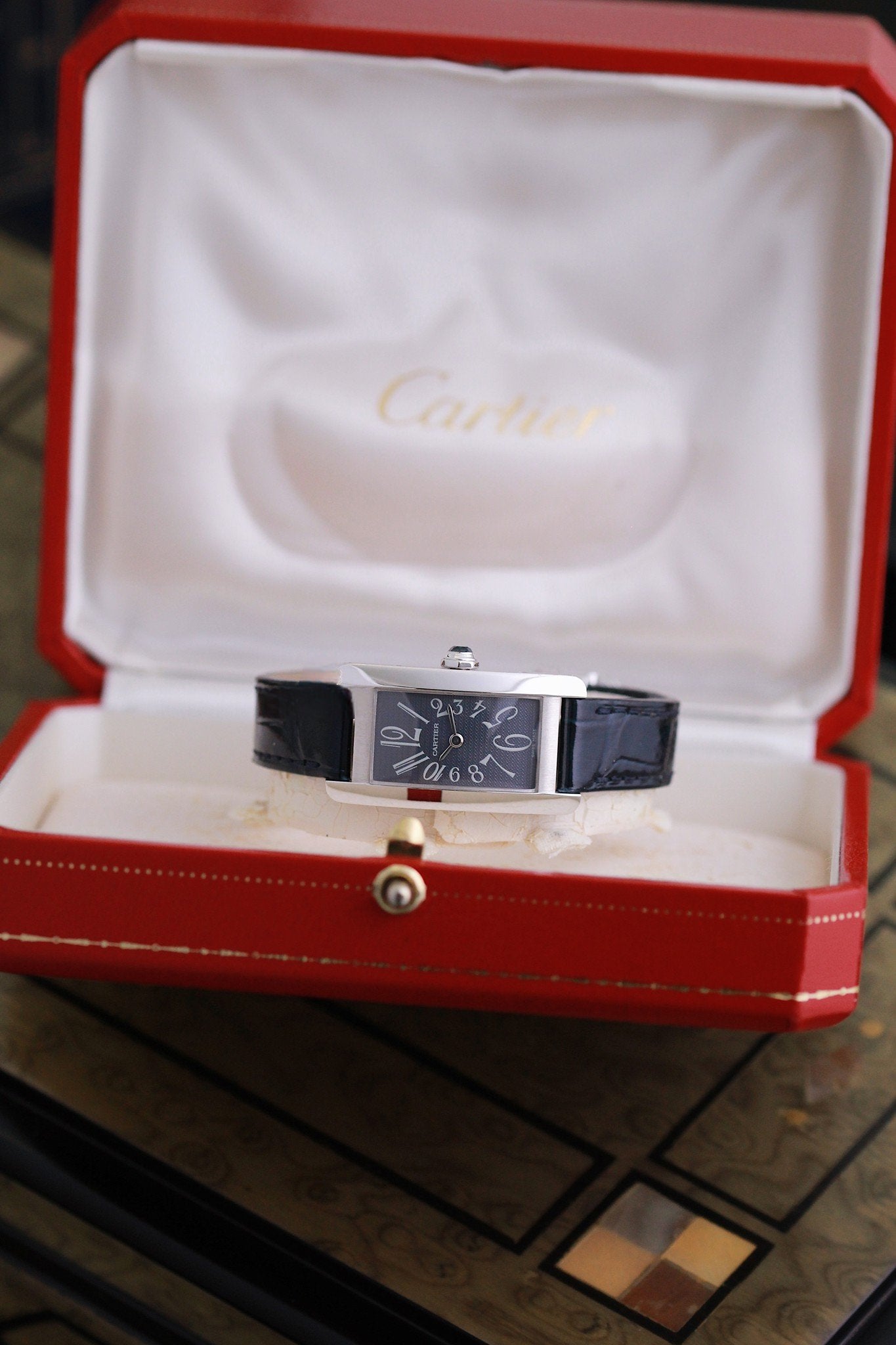 Cartier Tank Américaine 1713 Arabic Dial