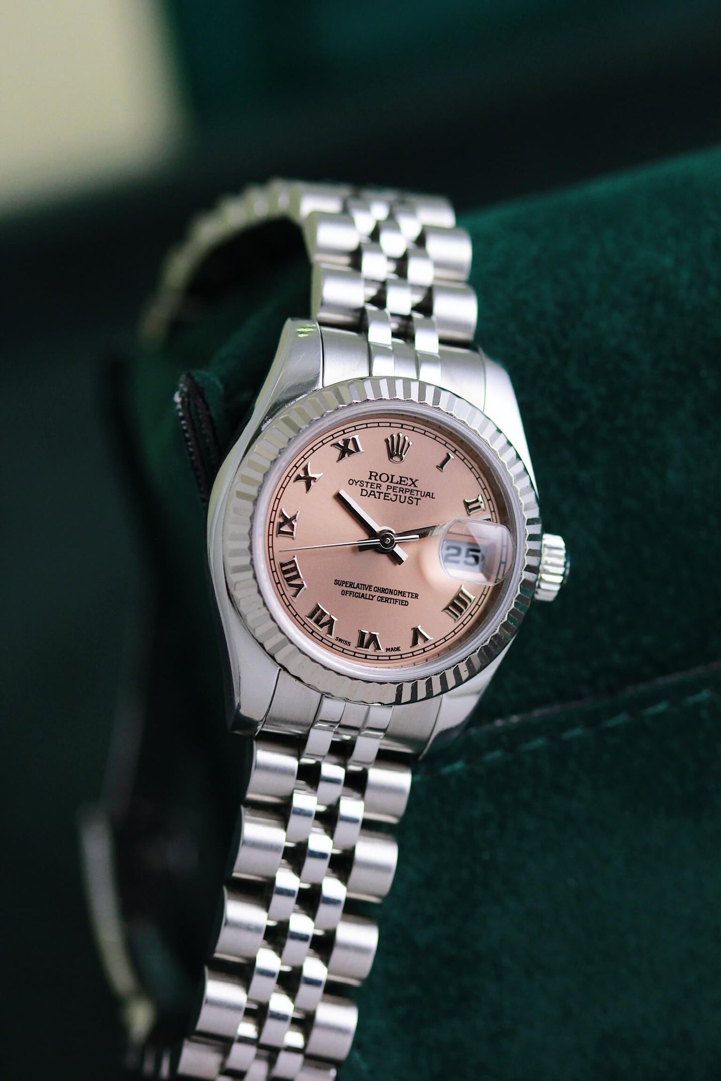 Rolex Datejust 179174 Pink Roman Dial