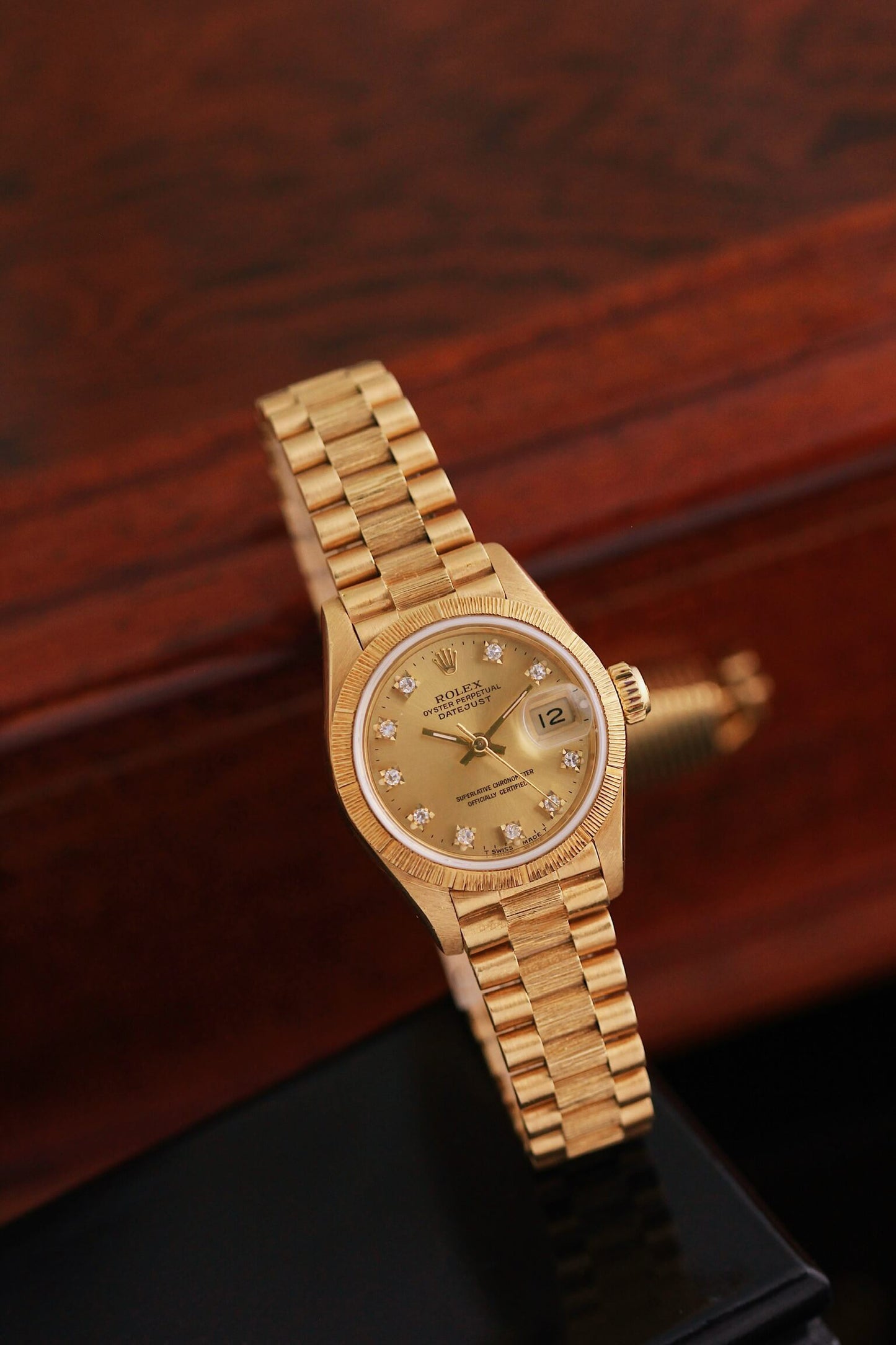 Rolex President 69278 Diamond Champagne Dial