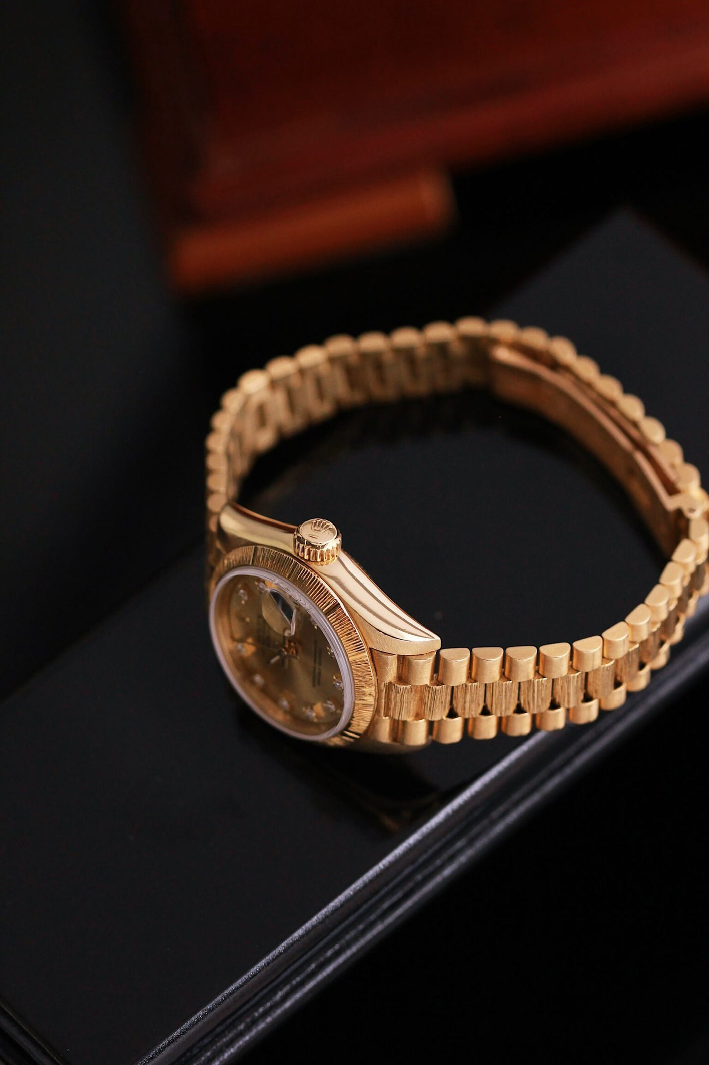 Rolex President 69278 Diamond Champagne Dial