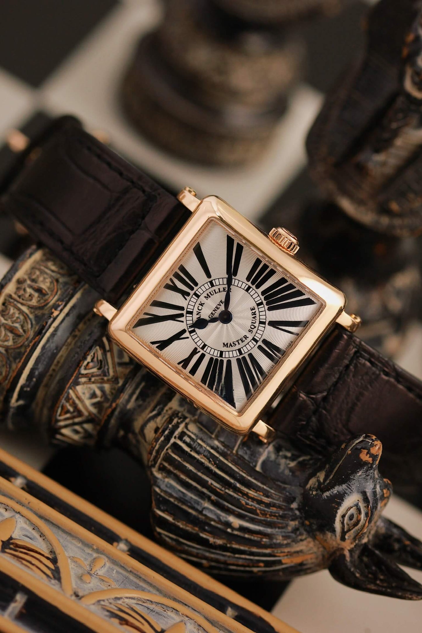 Franck Muller Master Square 6002S QZ: Art Deco Elegance in 18K Rose Gold